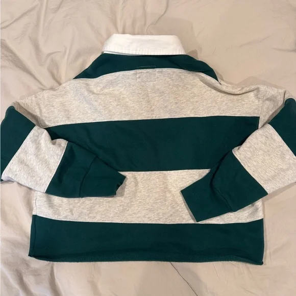 Abercrombie & Fitch Soft Collection Stripped Cropped Sweater - Picture 4 of 4